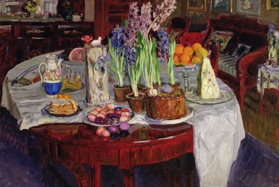 Easter Table by Stanislav Julianovic Zukovskij